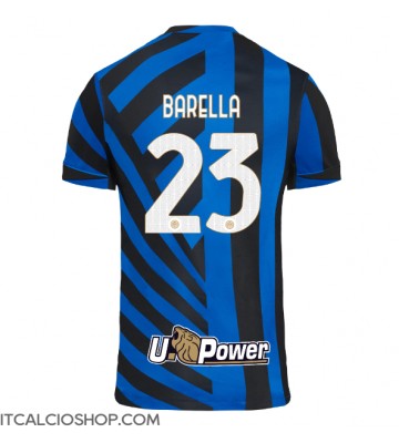 Inter Milan Nicolo Barella #23 Prima Maglia 2024-25 Manica Corta